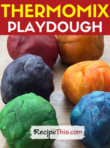 Thermomix playdough recipe