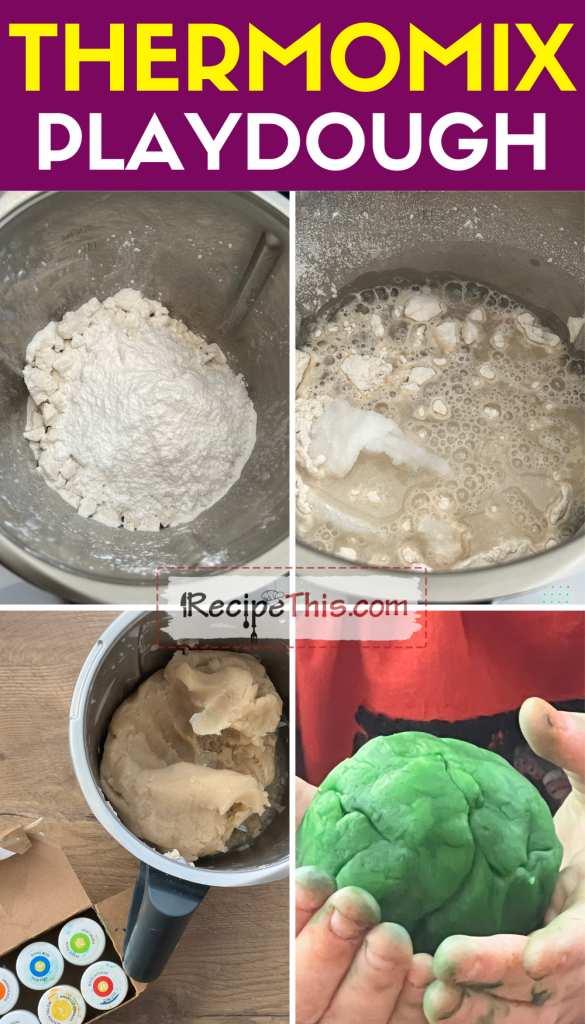 Thermomix playdough step by step