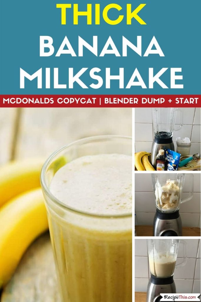 Milkshake machine recipe hot sale