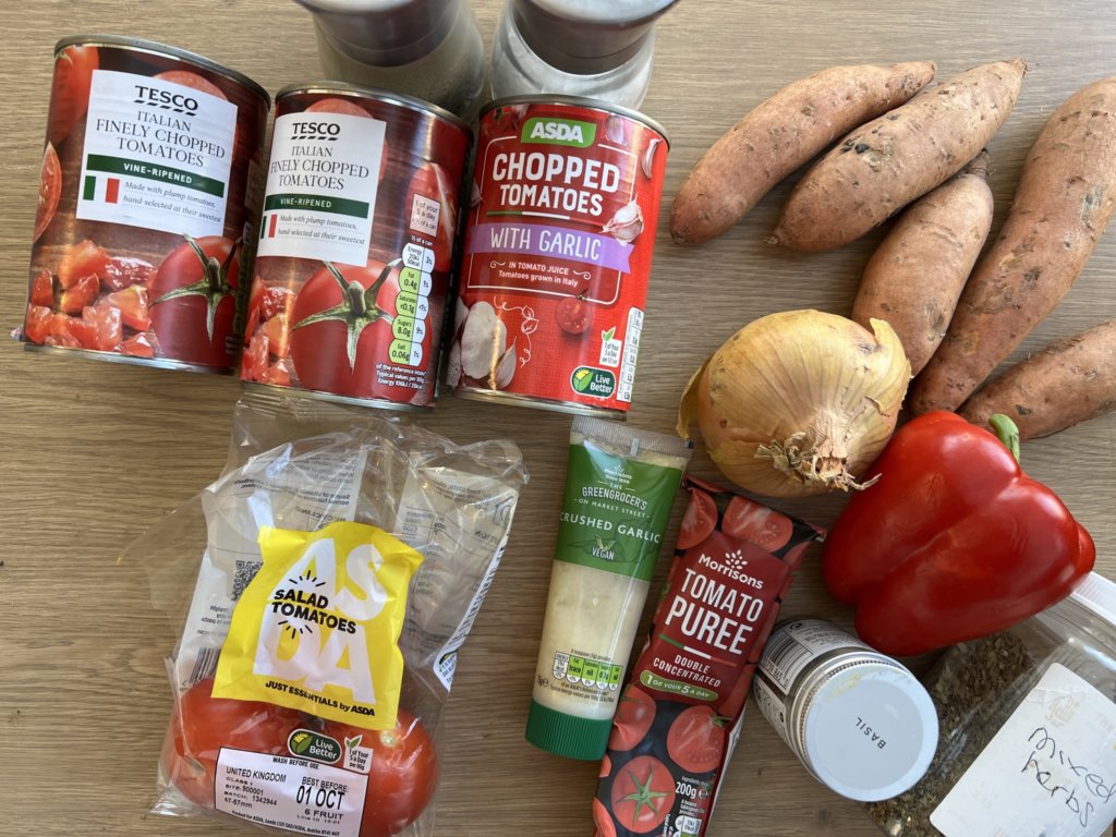Tomato Soup Maker Ingredients