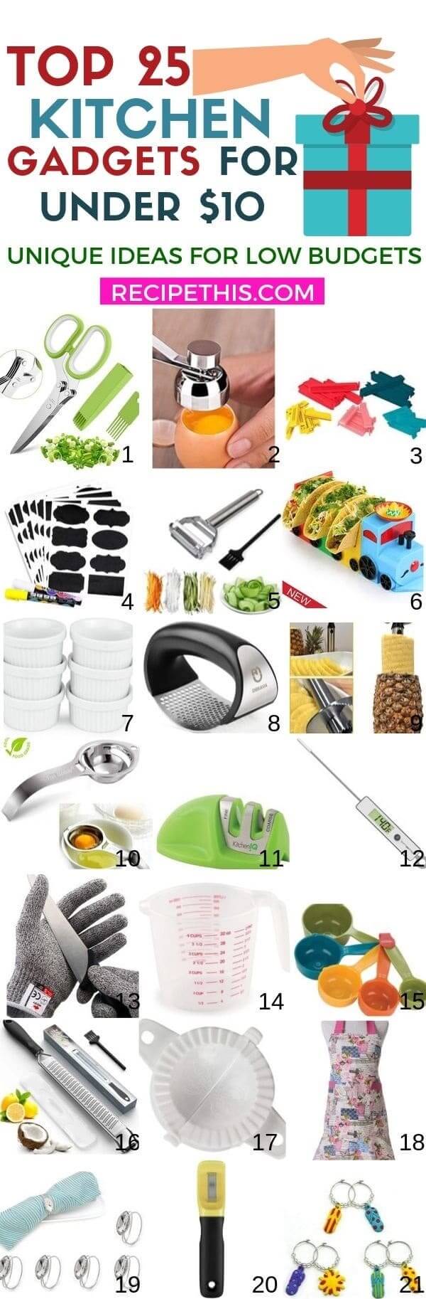 10 Amazing Kitchen Gadgets Under $10 on
