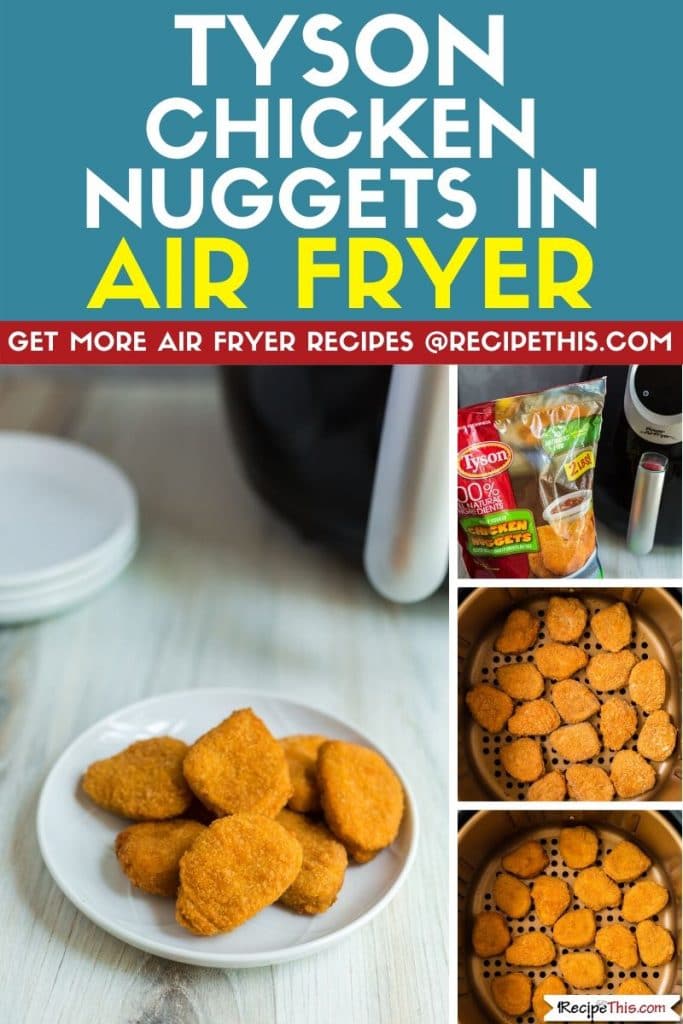 Tyson chicken nuggets in air fryer step by step