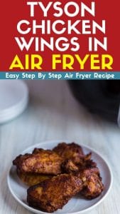 Tyson chicken wings in air fryer recipe