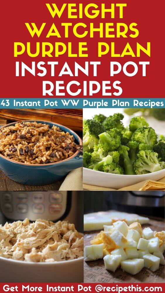 Weight Watchers Purple Plan Instant Pot Recipes at recipethis.com
