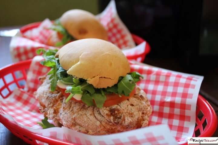 Wendys Spicy Chicken Burger In The Air Fryer