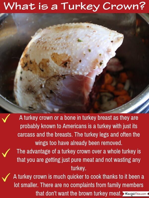Instant Pot Turkey Crown (Pressure Cooker Turkey Breast)