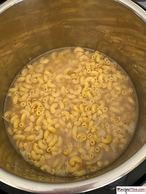 What Is The Ratio Of Water To Pasta In Instant Pot