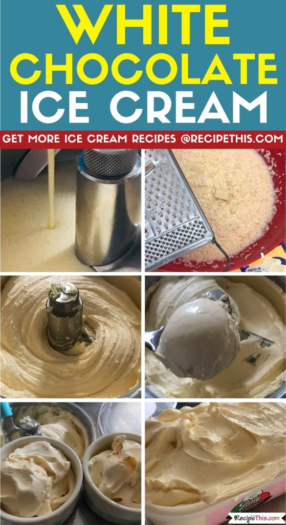 White Chocolate Ice Cream step by step