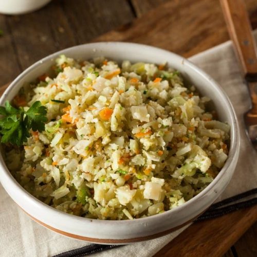 Welcome to my Whole30 slow cooked pilau cauliflower rice recipe.