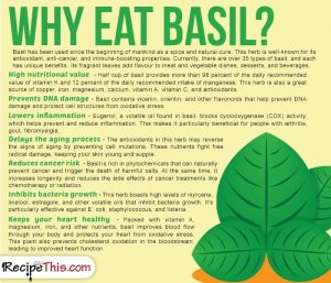 Cooking Tips Podcasts | Why Eat Basil from RecipeThis.com