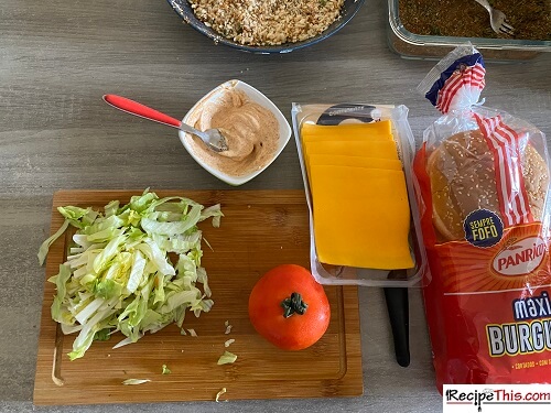 Zinger Burger Ingredients