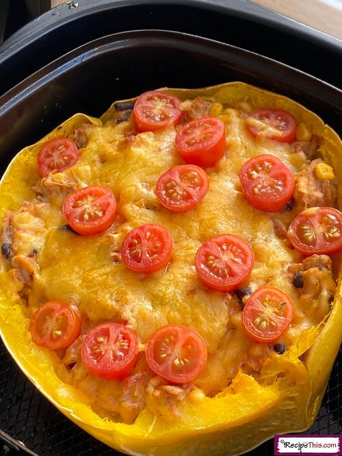 air fryer Spaghetti Squash Casserole