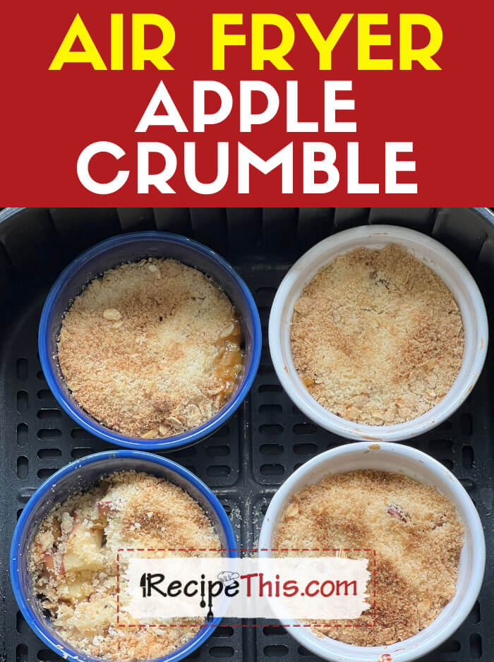 Air Fryer Apple Crumble