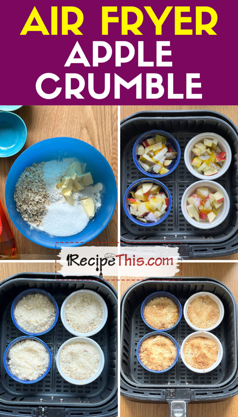 Recipe This Air Fryer Apple Crumble