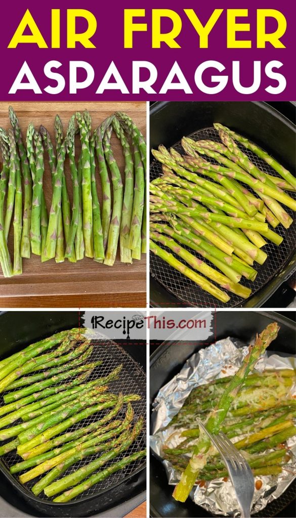 air fryer asparagus step by step