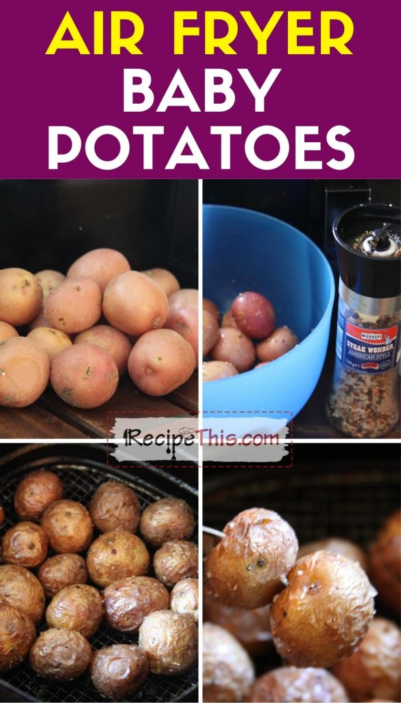 air fryer baby potatoes step by step