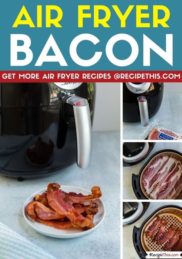 air fryer bacon step by step