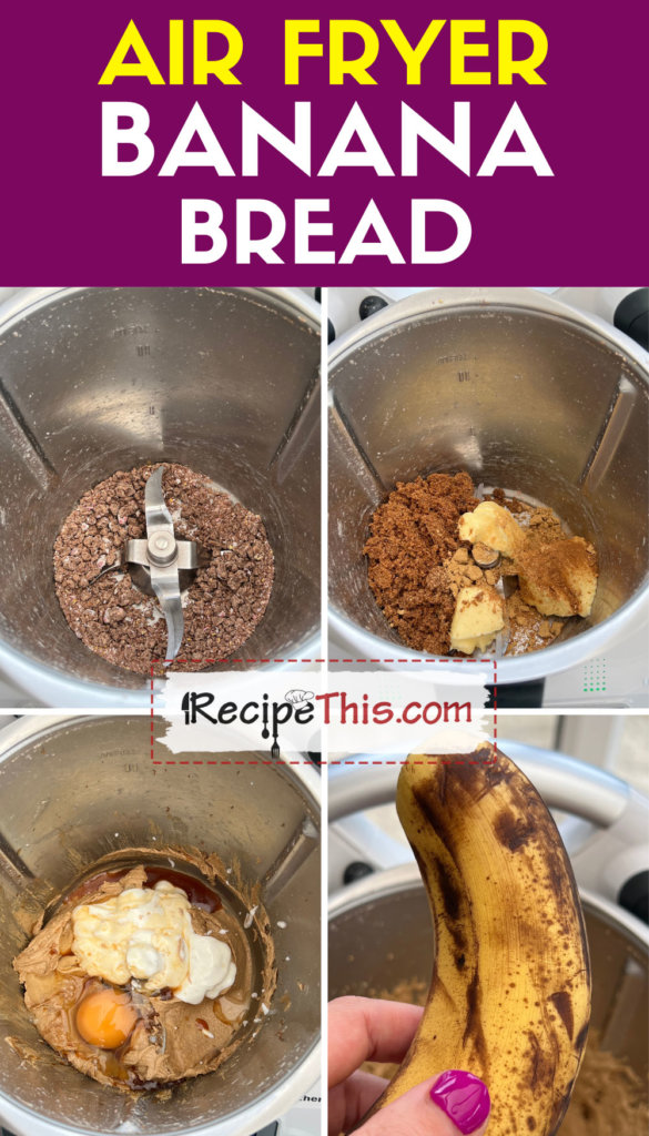 Really Easy Air Fryer Banana Bread (Mini Loaf!) - Scrummy Lane