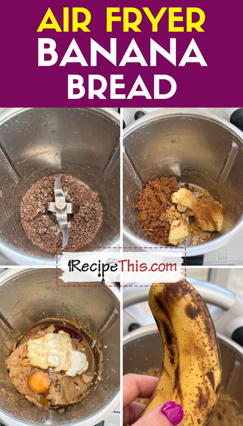 Recipe This Air Fryer Banana Bread