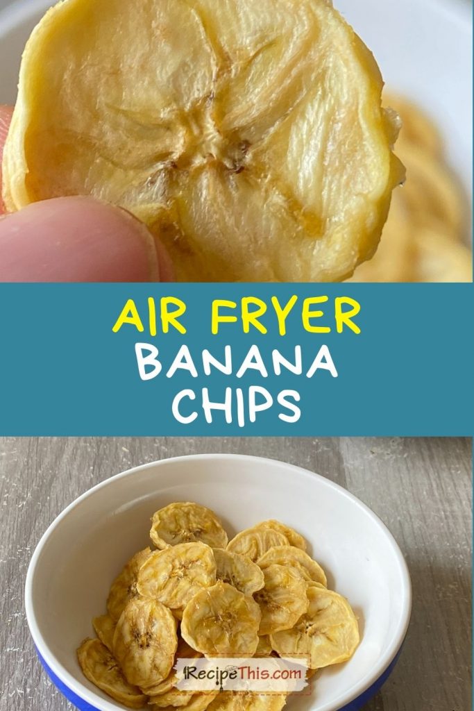 air fryer banana chips recipe