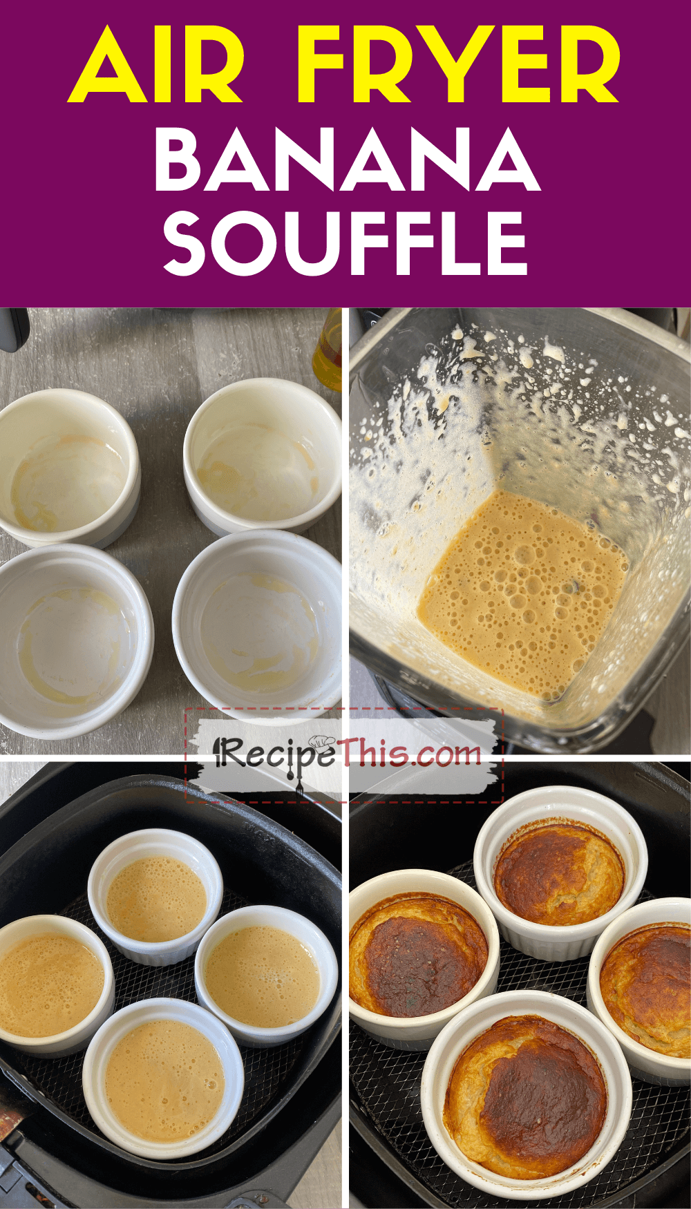 Recipe This Air Fryer Banana Souffle