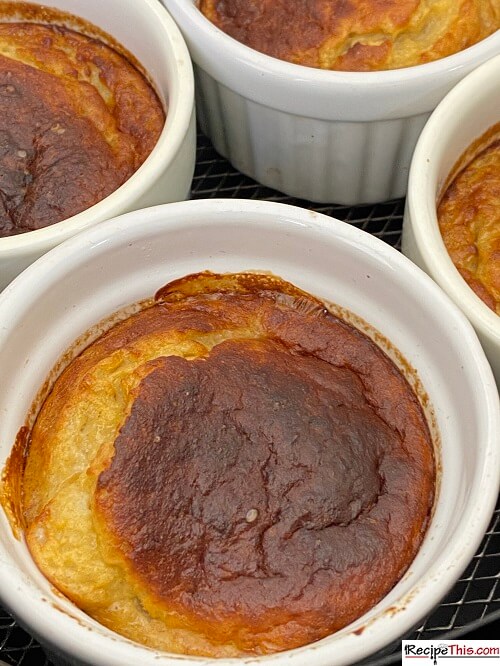 air fryer banana souffle