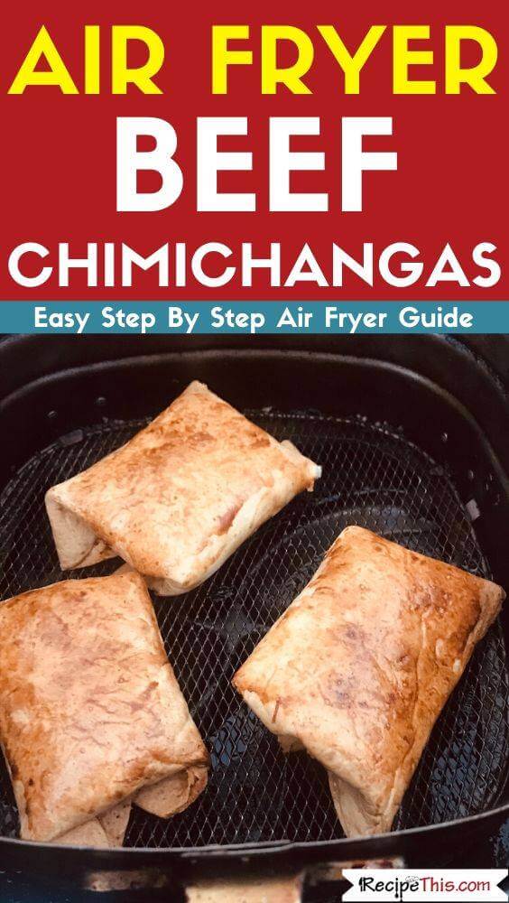 Air-Fried Chimichangas in the Ninja Foodi - The Salted Pepper