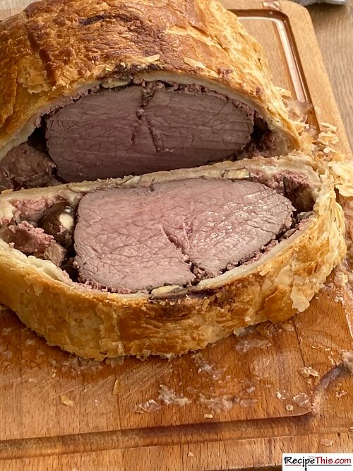 Air fryer beef Wellington recipe