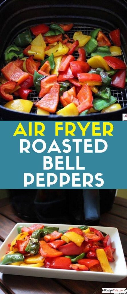 air fryer bell peppers recipe at recipethis.com