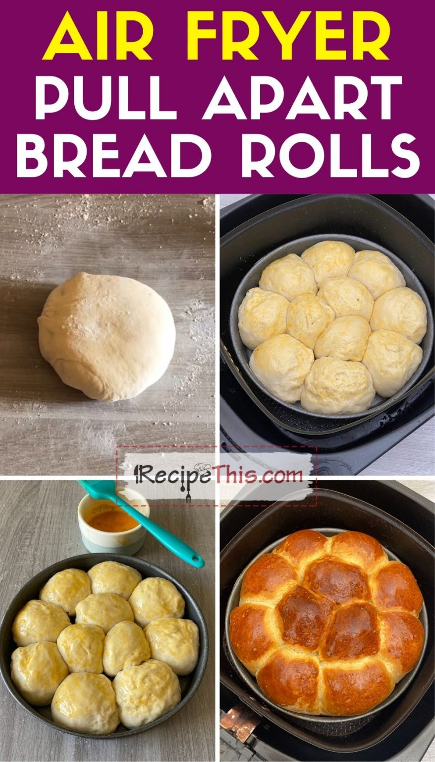 Recipe This Air Fryer Pull Apart Bread Rolls
