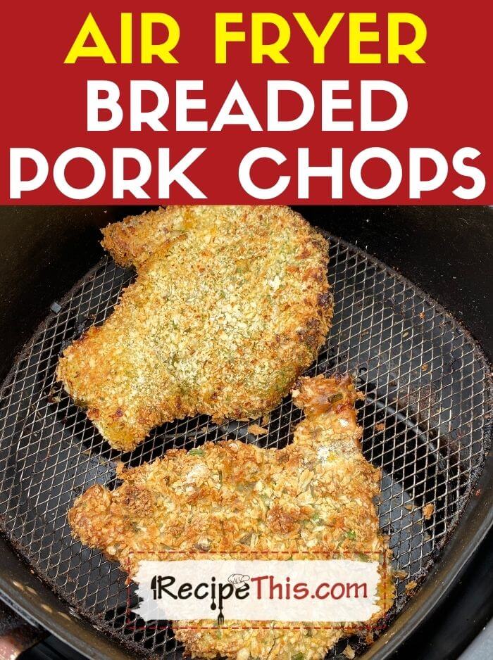 air fryer breaded pork chops recipe