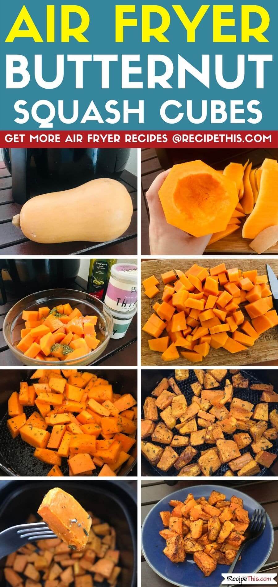 Recipe This Air Fryer Butternut Squash Cubes