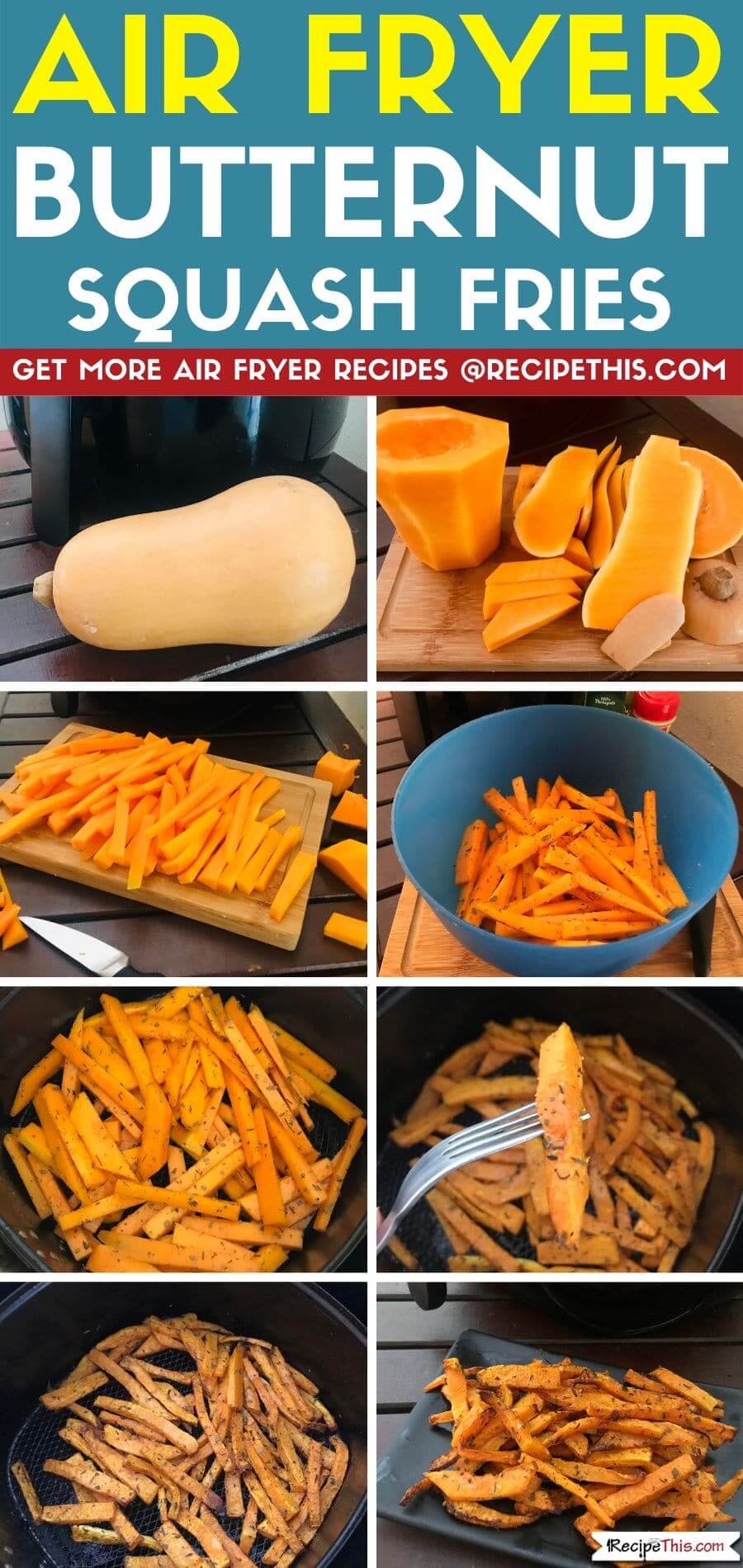 Recipe This Air Fryer Butternut Squash Fries