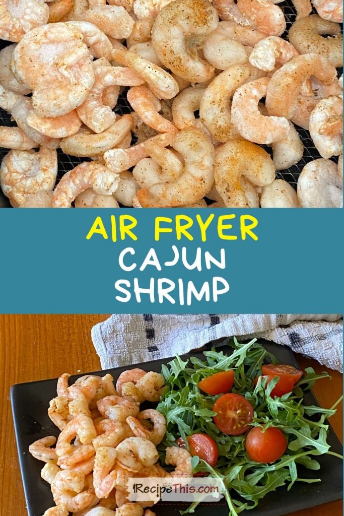 air fryer cajun shrimp recipe
