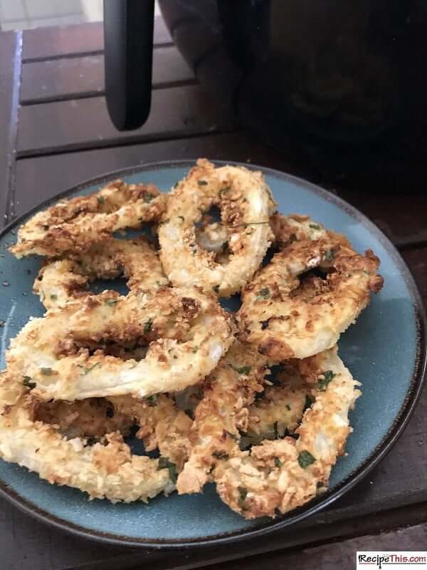 air fryer calamari rings