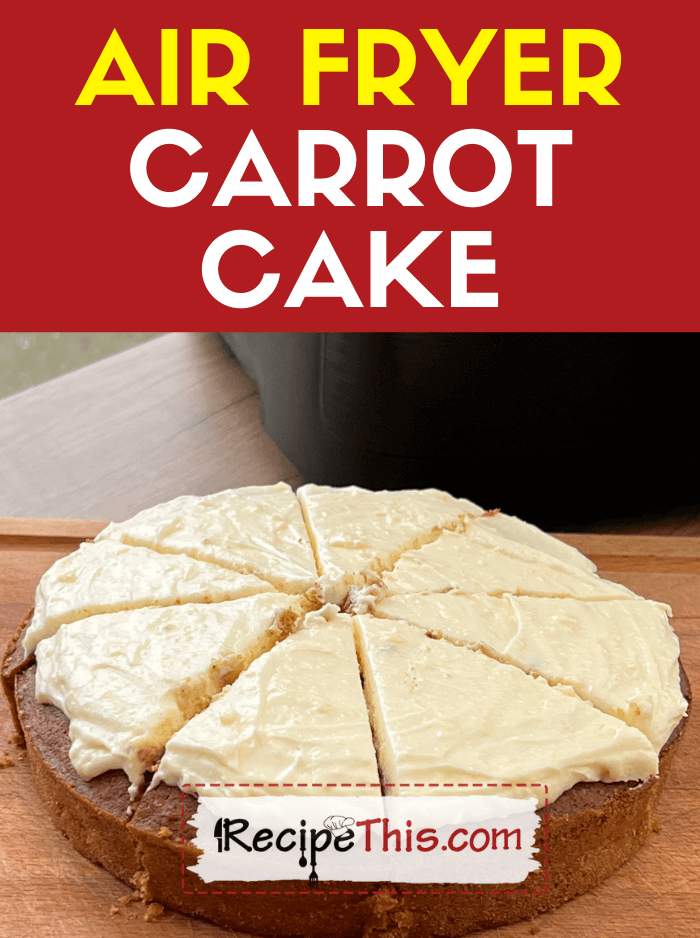 Carrot cake best sale in ninja foodi