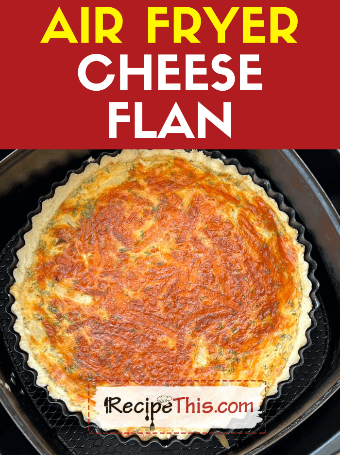 air fryer cheese flan recipe