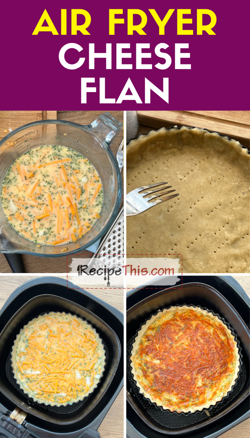 Recipe This Air Fryer Cheese Flan