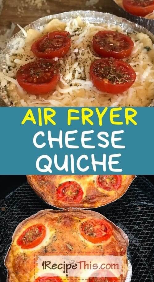 air fryer cheese quiche at recipethis.com