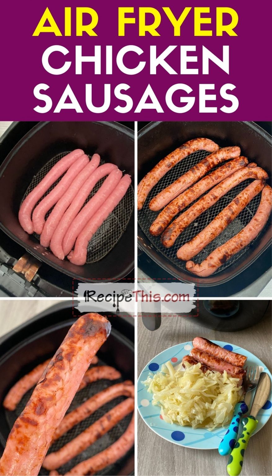Recipe This Air Fryer Chicken Sausages