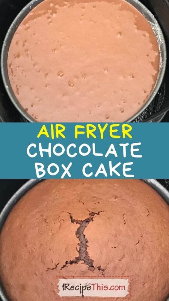 air fryer chocolate box cake at recipethis.com