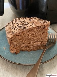 air fryer chocolate cake