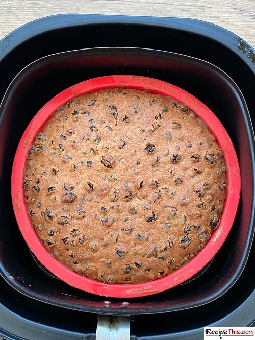 air fryer christmas cake