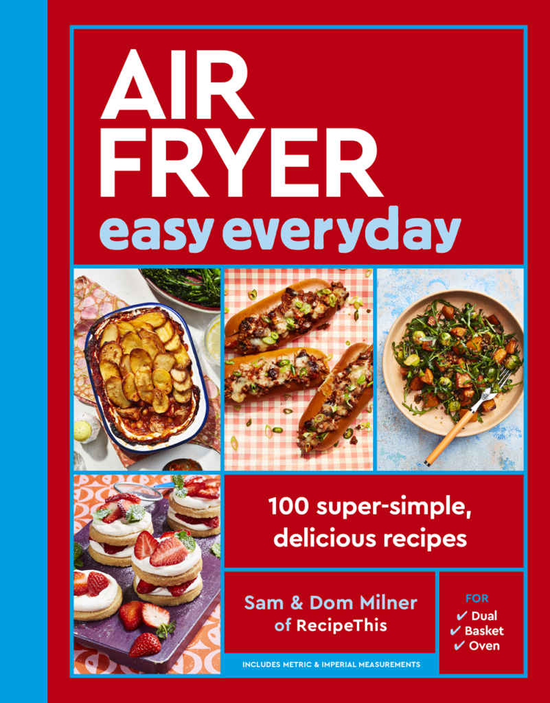 air fryer cookbook - air fryer easy everyday by sam and dom - front cover