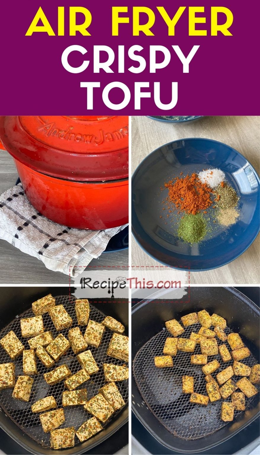 Air Fryer Crispy Tofu | Recipe This