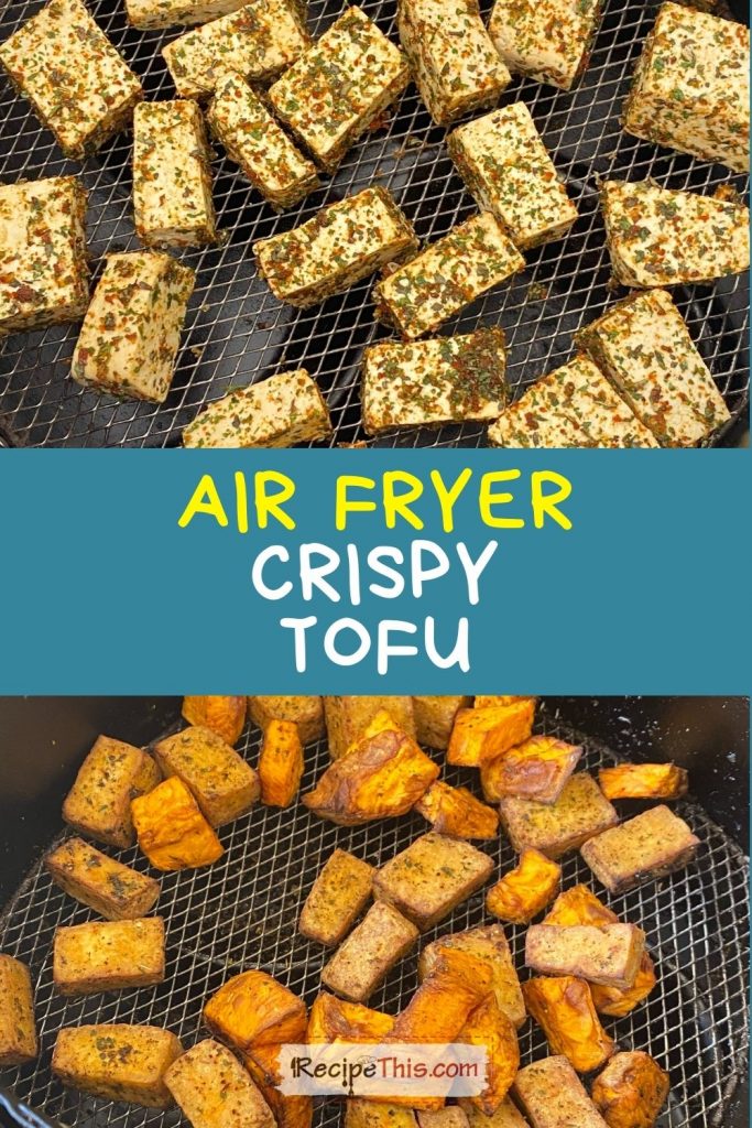 air fryer crispy tofu recipe