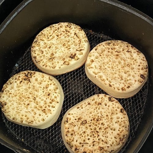 air fryer crumpets