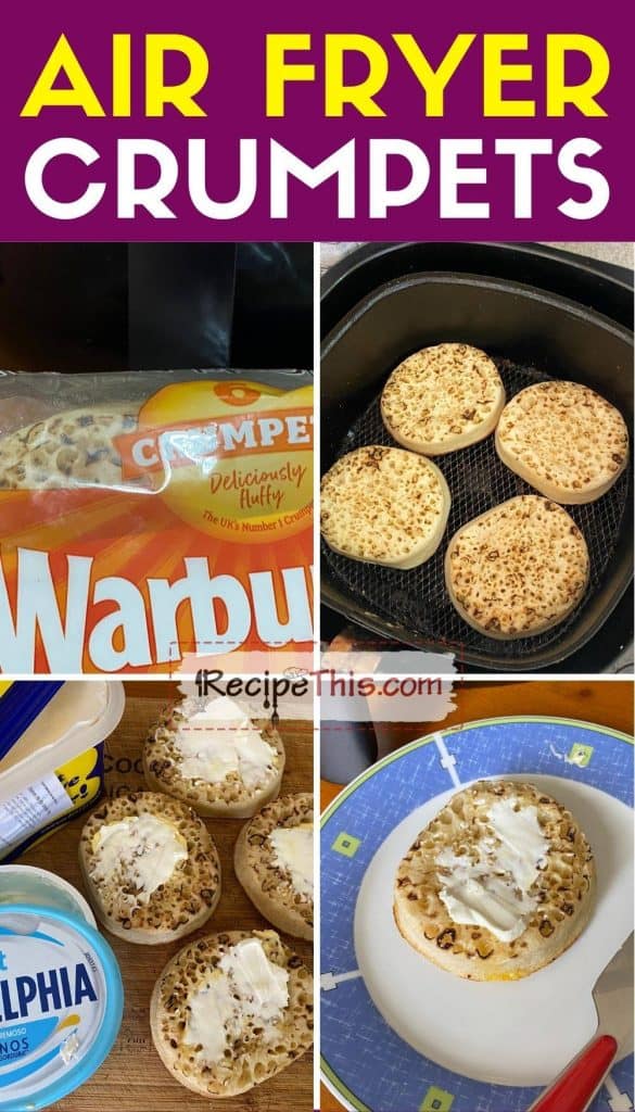 air fryer crumpets step by step