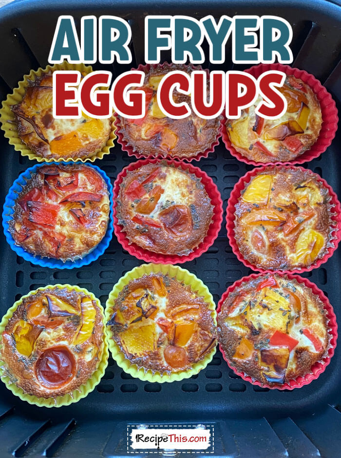 Air Fryer Egg Cups with Asparagus and Ham - Radical Strength