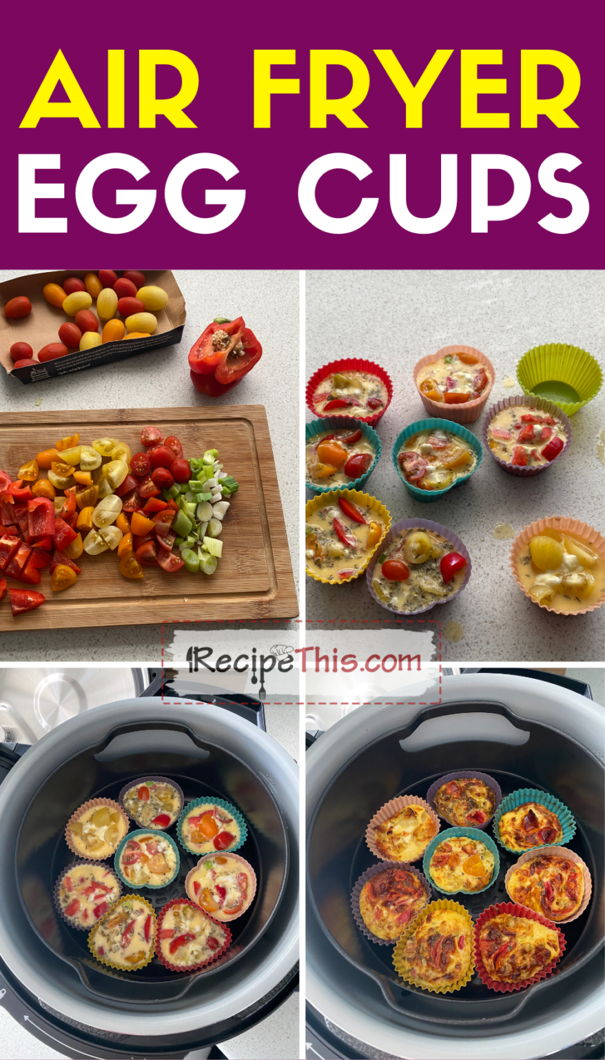 Air Fryer Egg Cups | Recipe This